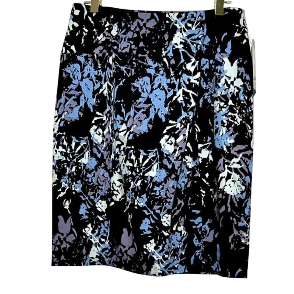 Lysse "Stitch‎ Fix" Charity Women's Pencil Skirt Blue Black Purple Medium